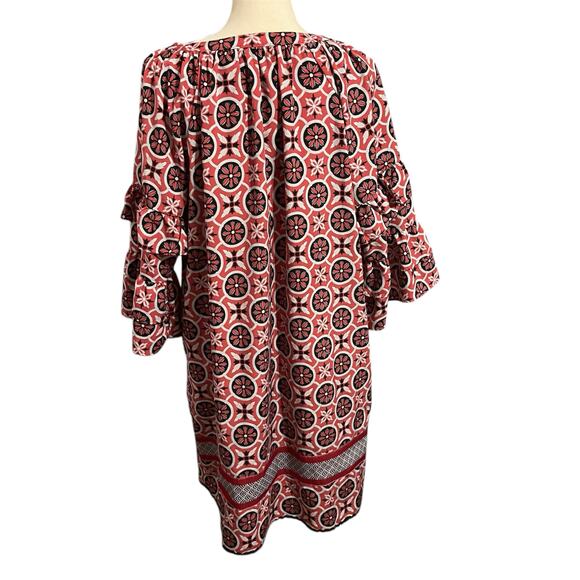 Simply Southern | Women's Beachy Tassels Bell Sleeves Mini Dress Sz XXL - Picture 3 of 5